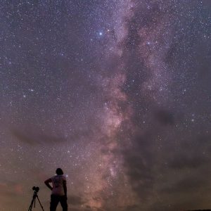 Night Sky and Humanity