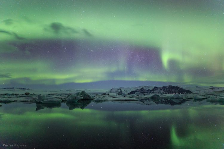 Aurora Dance over Glacier Lagoon