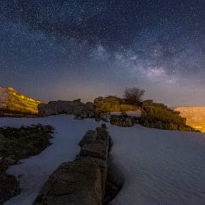 Summer Milky Way in Winter Time