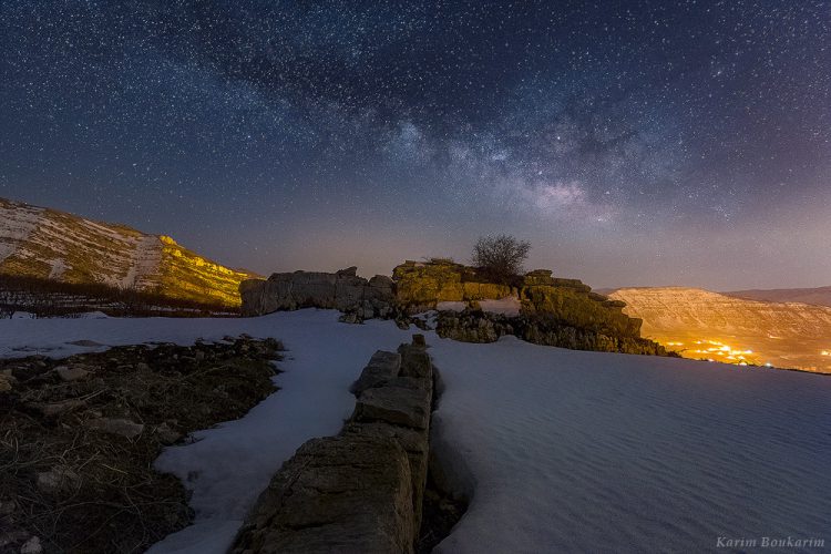 Summer Milky Way in Winter Time