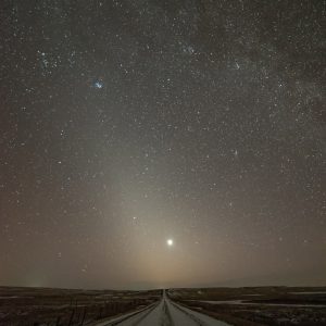 Corner Post and Zodiacal Light