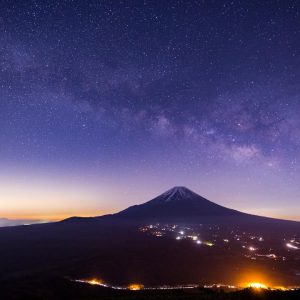 Milkyway on the Highest Mountain in Japan