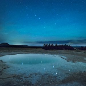 Big Dipper over Yellowstone National Park