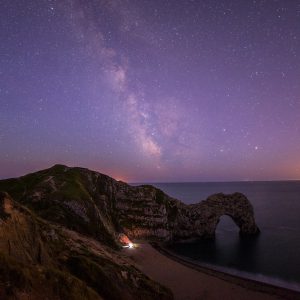 Durdle Door and Milky Way