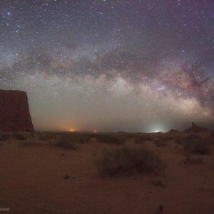 Winter Night Sky from Desert