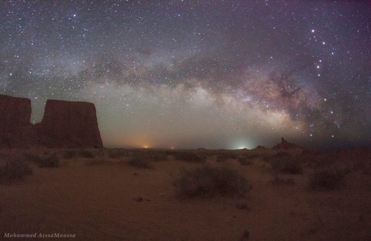 Winter Night Sky from Desert