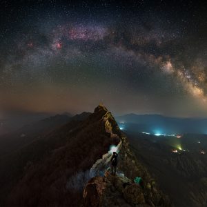 Milky Way Over Great Wall at Simatai