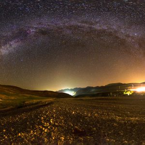 Milky Way over Kouhrang Camp