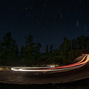 Light Trails of Earth and Space