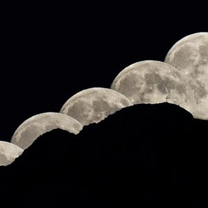 Path of the Moon (Photo Sequence)