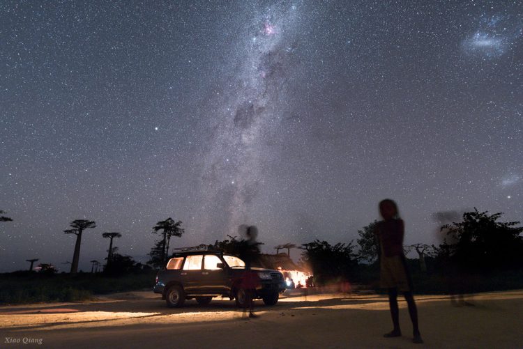 First Sight of the Milky Way