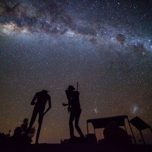Eyre Sculptures at Night