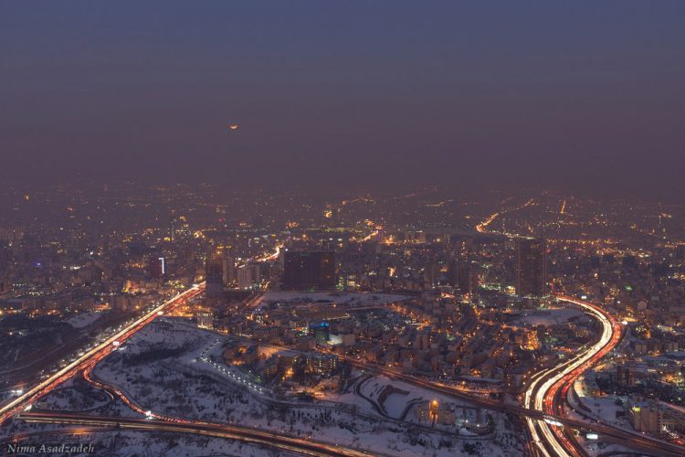 Super Blue Blood Moon over Tehran