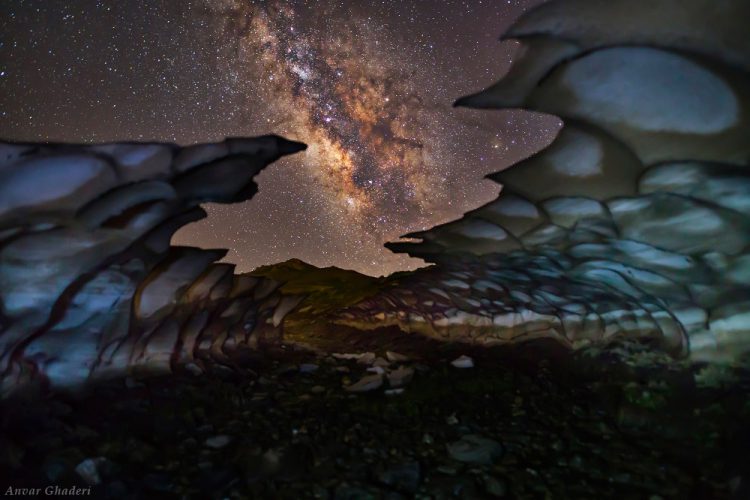 Milky Way and Ice Cave