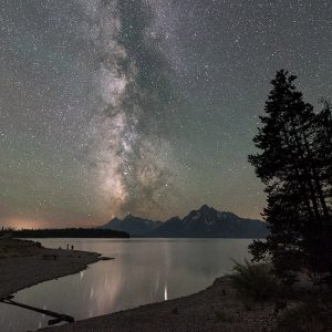 Milky Way Over the Teton Range