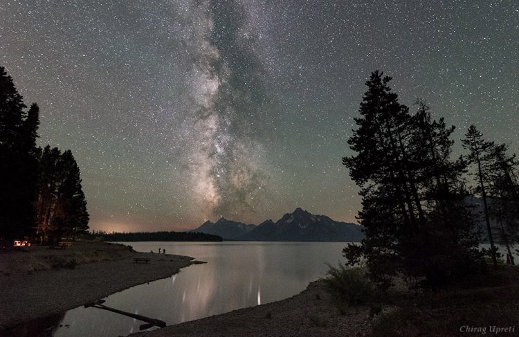 Milky Way Over the Teton Range