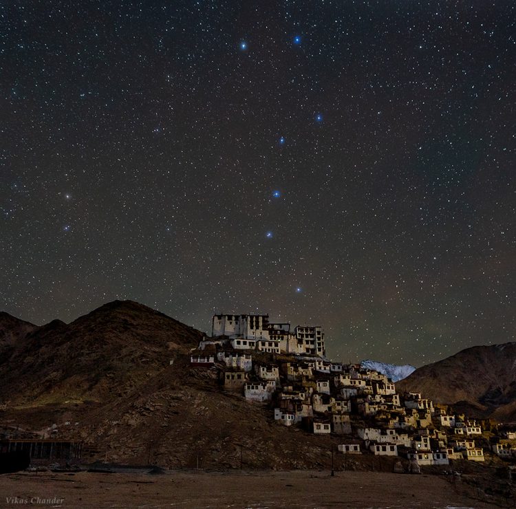 Big Dipper Over Chemrey Gompa