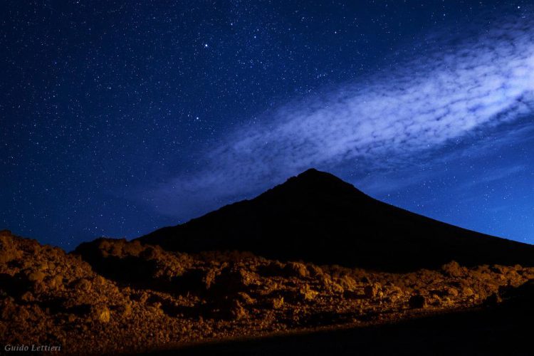 Night Sky on the Volcano