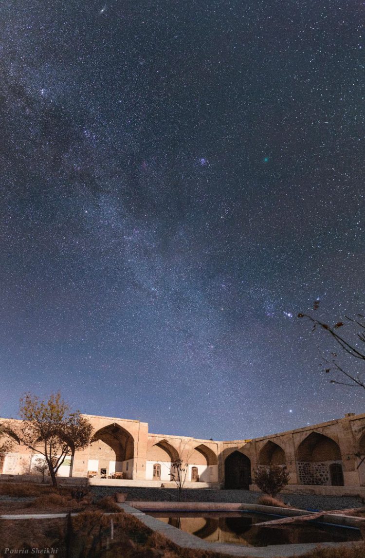 The Sky Above a Desert Caravansary