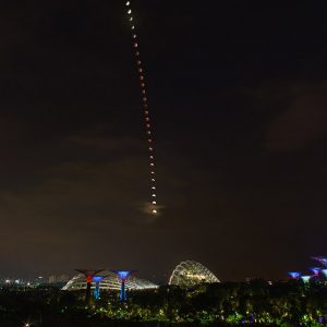 Rising Lunar Eclipse