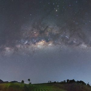 Milky Way Arc Over Welirang Volcano