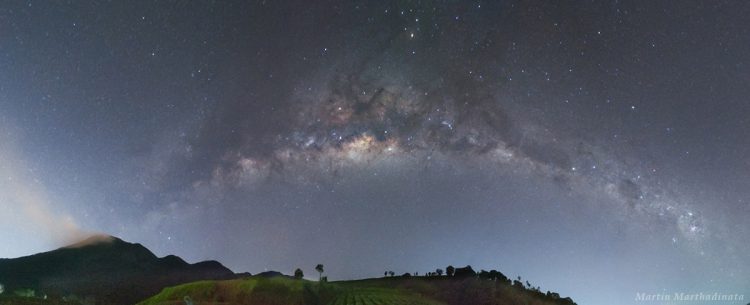 Milky Way Arc Over Welirang Volcano