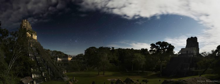 Tikal Under the Moonlight