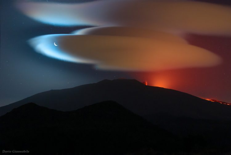 Erupting Etna and Lenticulars