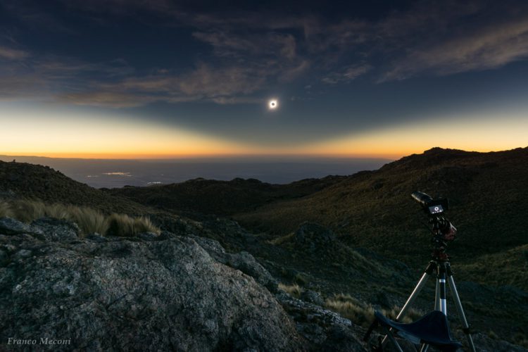 Total Solar Eclipse in South America