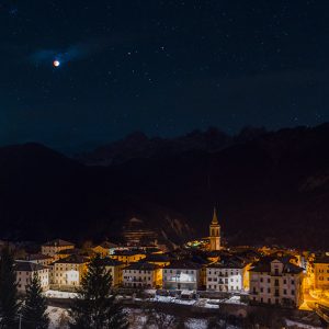 Moon Over Croda Bianca