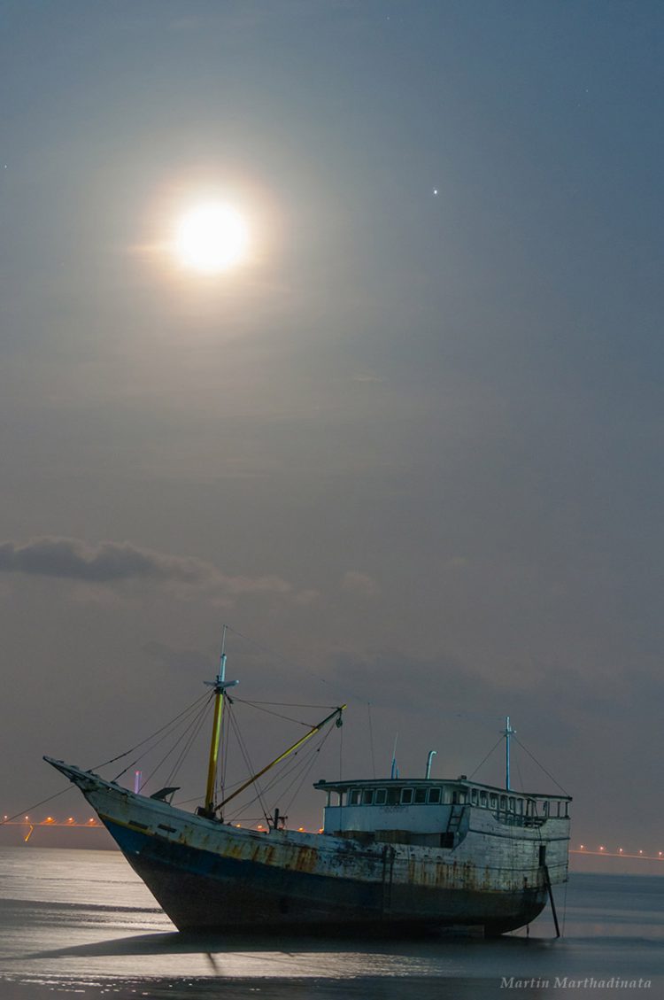 Moon and Jupiter Conjunction