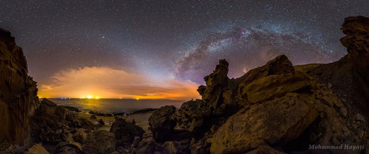 Arcs Over Persian Gulf