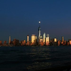 Full Moon Behind the Empire State