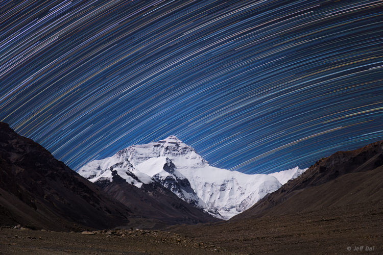 Startrails Above the Top of the World