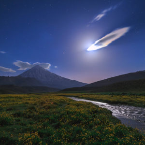 Glint of Moonlight in the Slopes of Damavand
