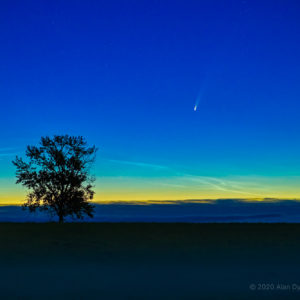 Comet in Twilight