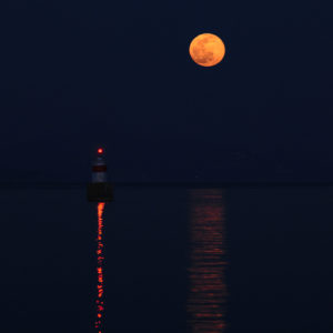 Rising Full Moon from Greece