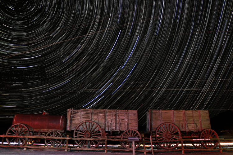 Star Trails at Harmony Borax Works