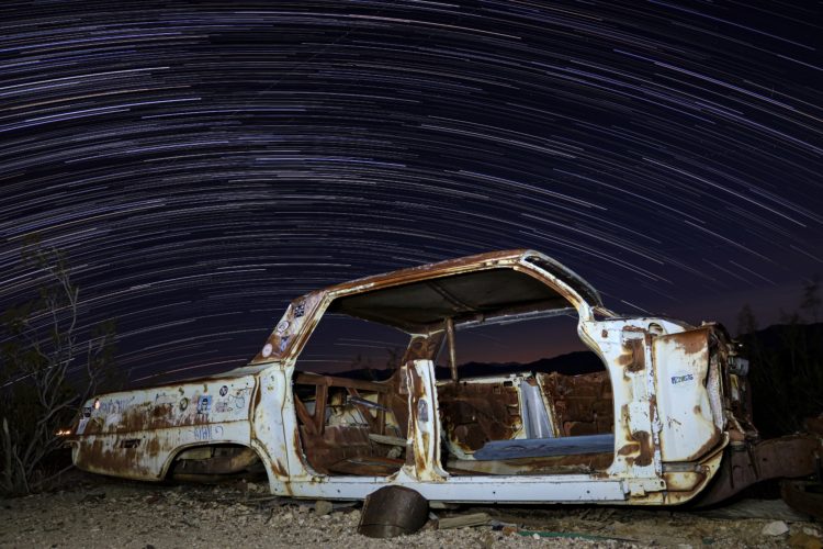 Decaying Car Trails Stars