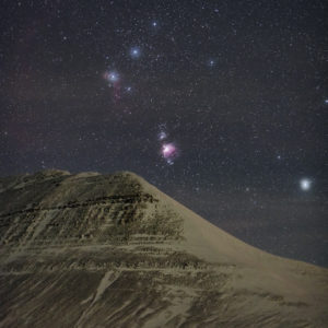 Orion Over Mt. Ennishnúkur