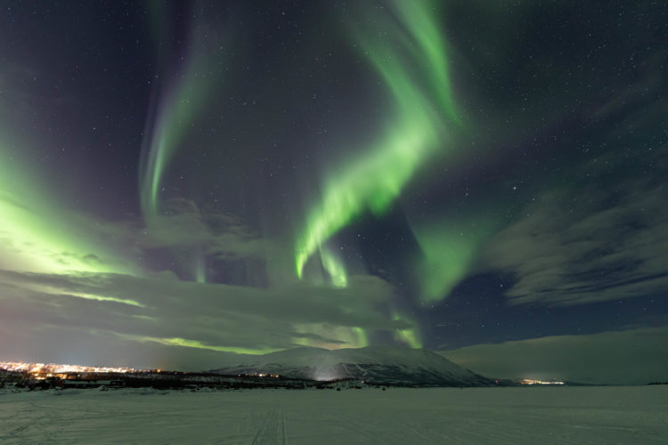 Aurora Borealis in Swedish Lapland