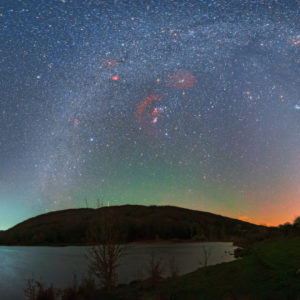 Milky Way And Zodiacal Light From Sicily