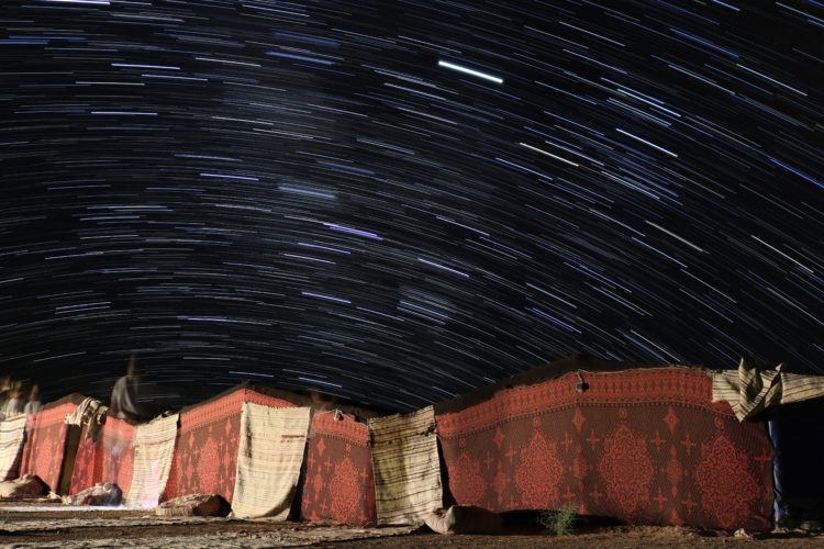 Sahara Star Trails