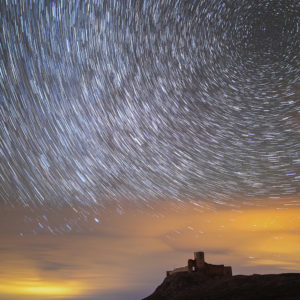 Star Trails Above the Fortress
