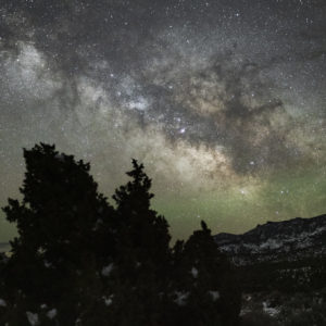 Milky Way and Airglow Above Great Basin National Park