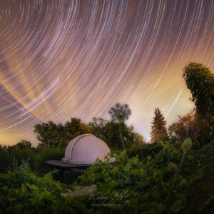 Star Trails on the Night of the Perseids