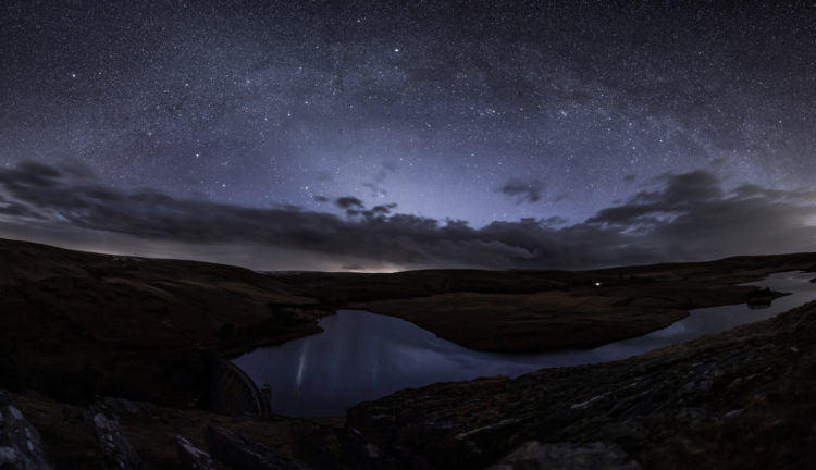 Zodiacal Light Under Milky Way Arch