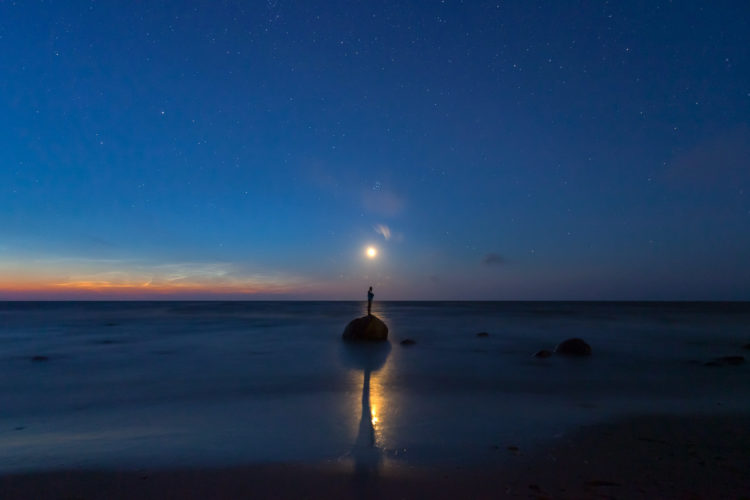 Baltic Sea Moonrise