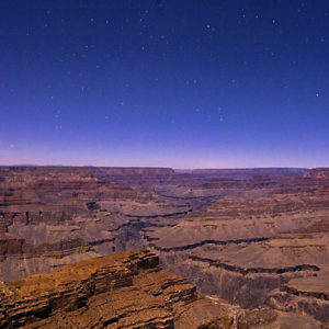 Moonlit Night of Grand Canyon