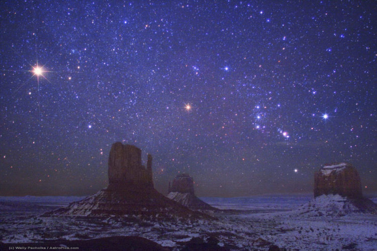 Starry Night of Monument Valley
